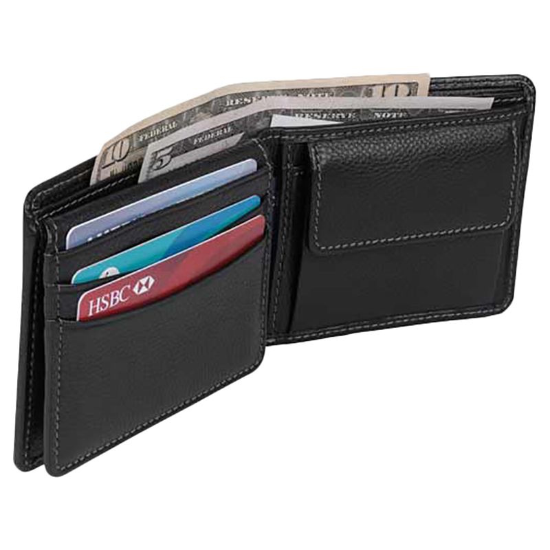 Santhome - Toluca Men's Wallet In Genuine Leather - Black