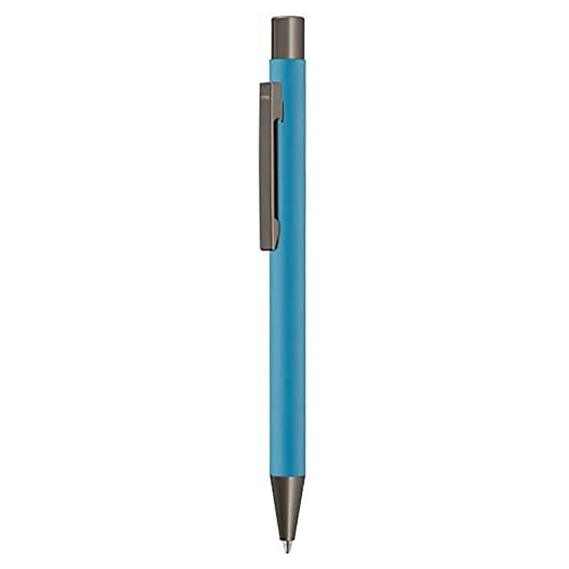 Uma - Straight Metal Pen Pack of 5 - Sky Blue