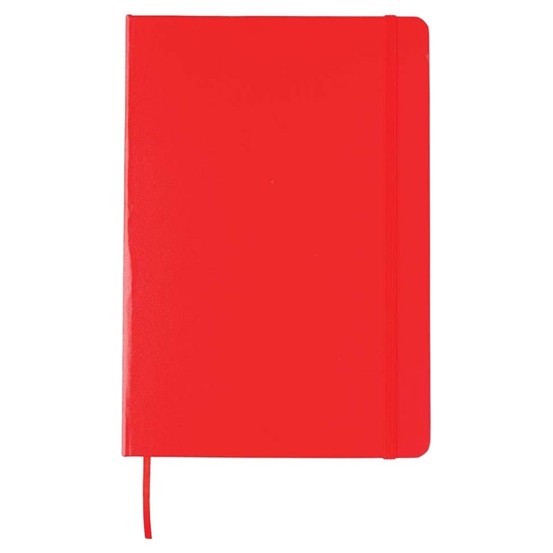 Santhome - Bukh A5 Hardcover Ruled Notebook Pack of 5 - Red