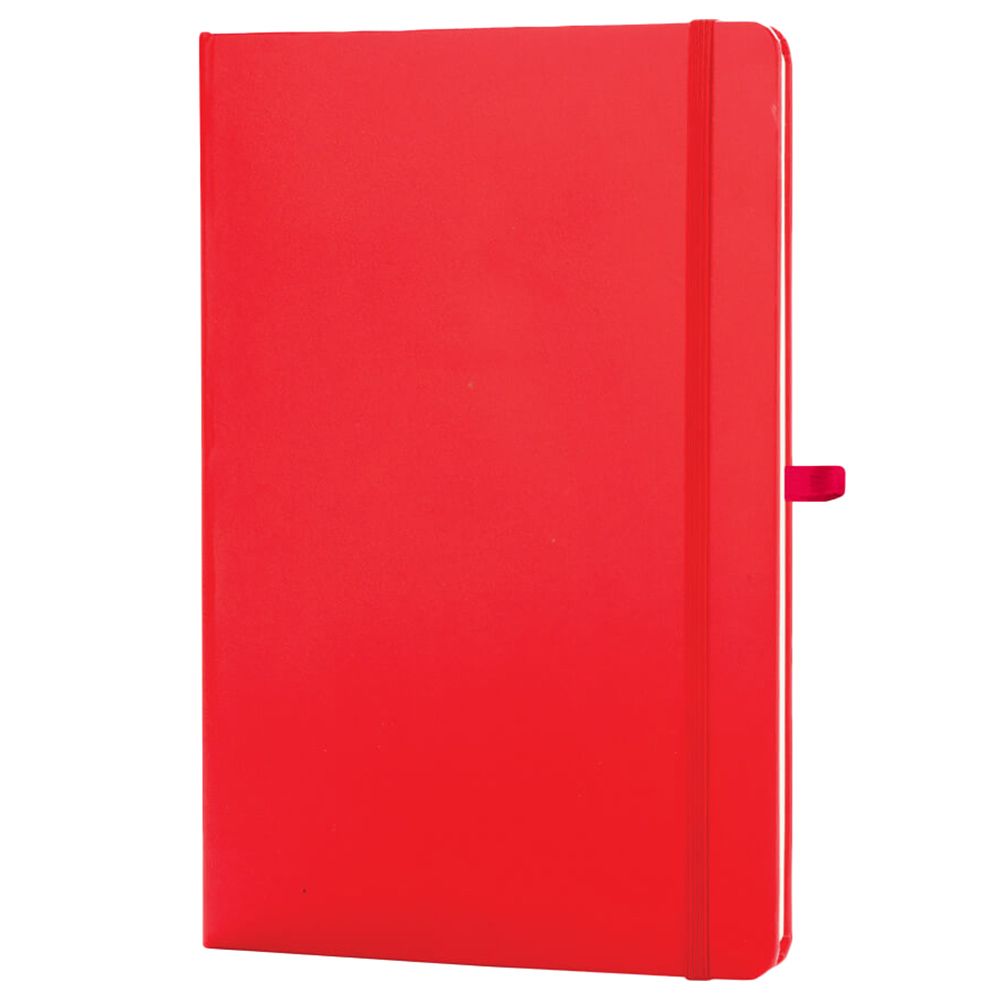 Santhome - Bukh Hardcover Ruled Notebook - A5 - Red