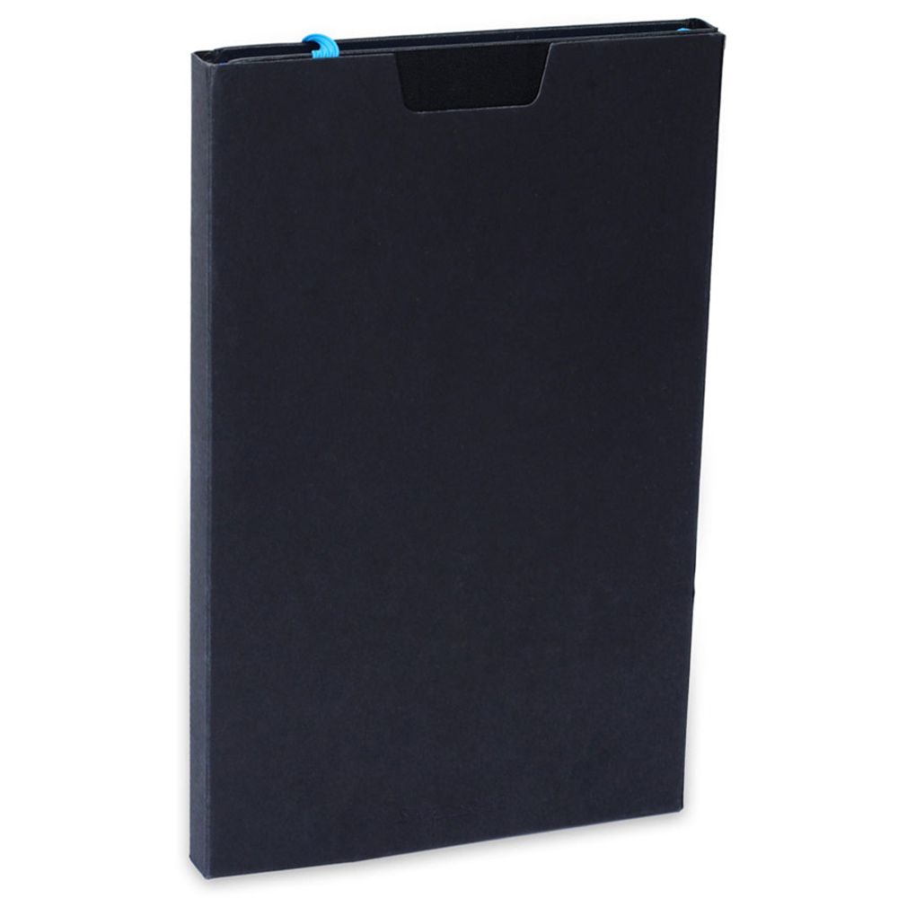 Santhome - Sukh Hardcover Ruled Notebook - A5 - Black/Blue