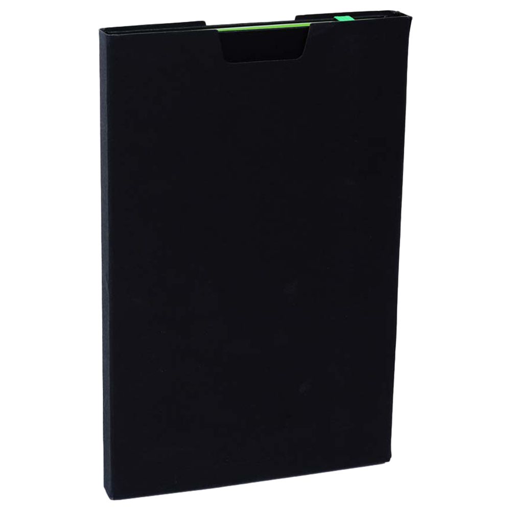 Santhome - Sukh Hardcover Ruled Notebook - A5 - Black/Green