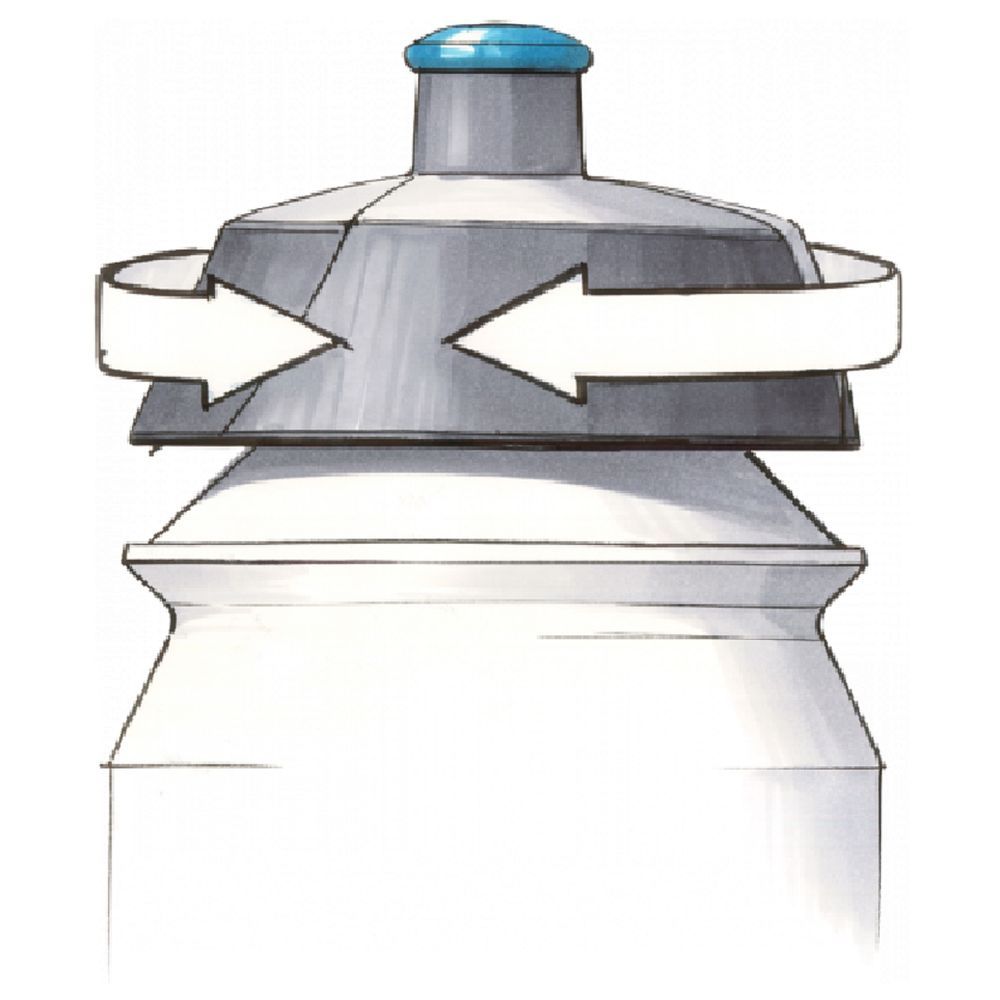 Tacx - Eco Friendly Biodegradable Water Bottle 750ml - Grey