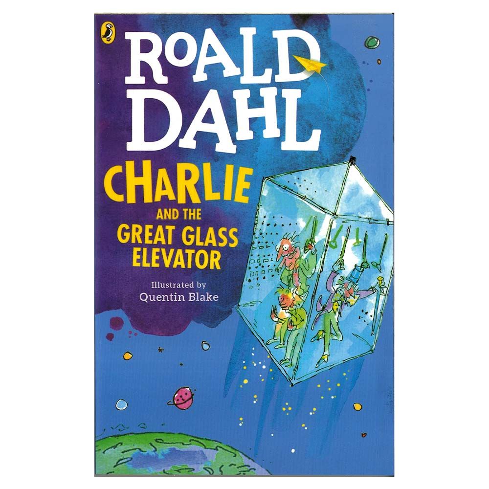 كتاب عن مصنع الشوكولاتة بعنوان Charlie And The Great Glass Elevator