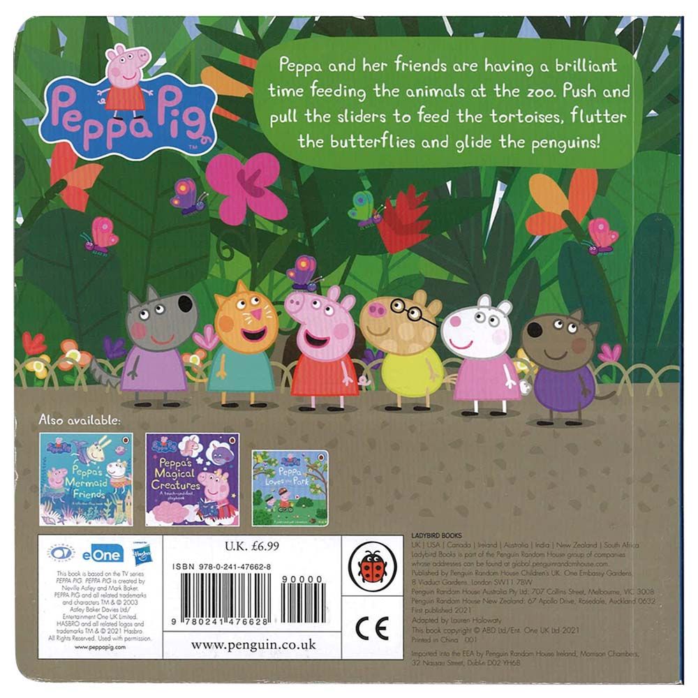 كتاب Peppa Pig: Peppa's Zoo Adventure: A Push-And-Pull Adventure