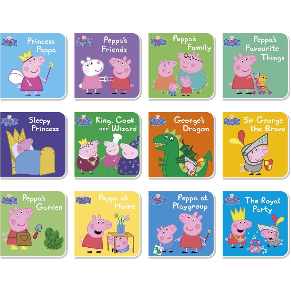 Peppa Pig My Best Little Library Boxed Set of 12 Books