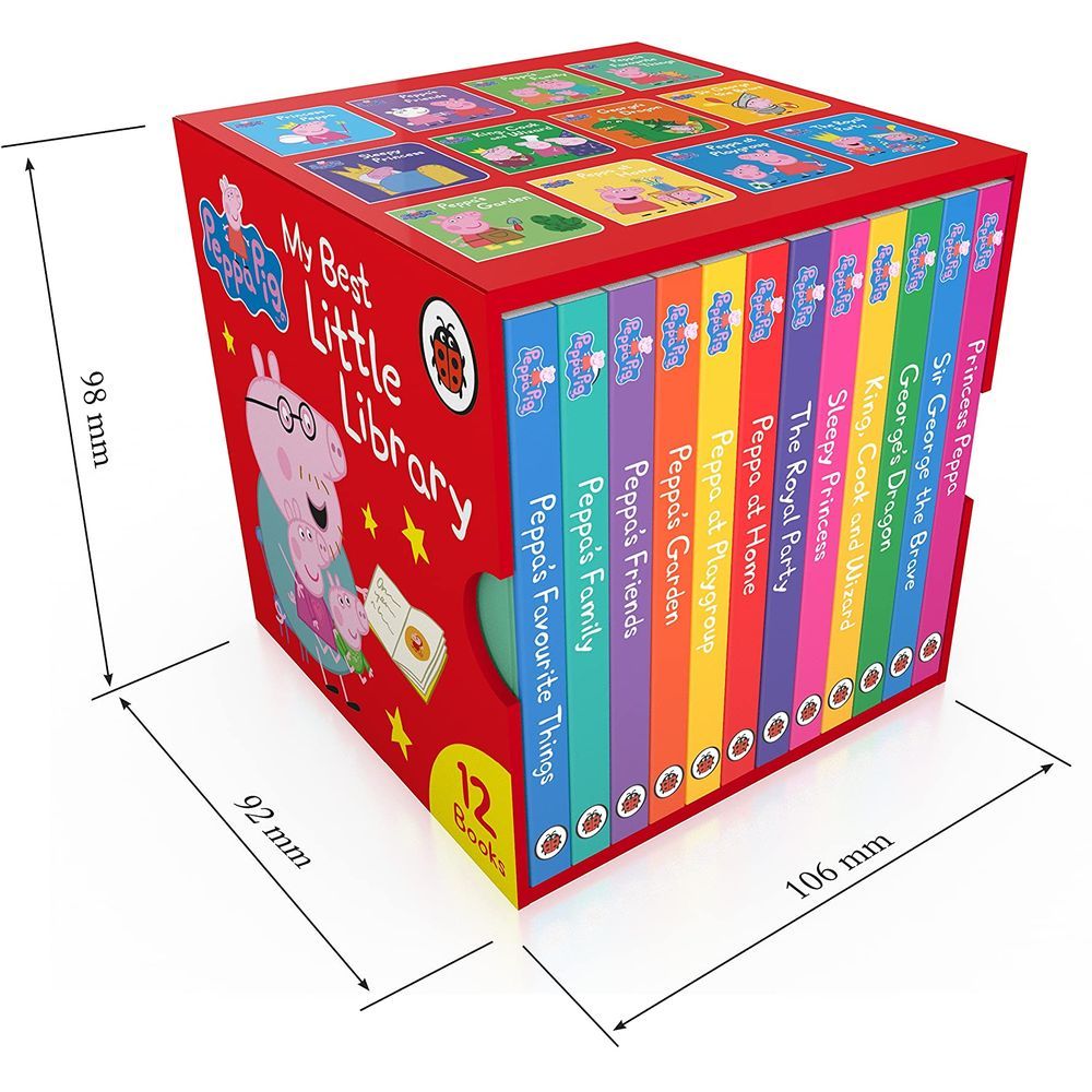 Peppa Pig My Best Little Library Boxed Set of 12 Books