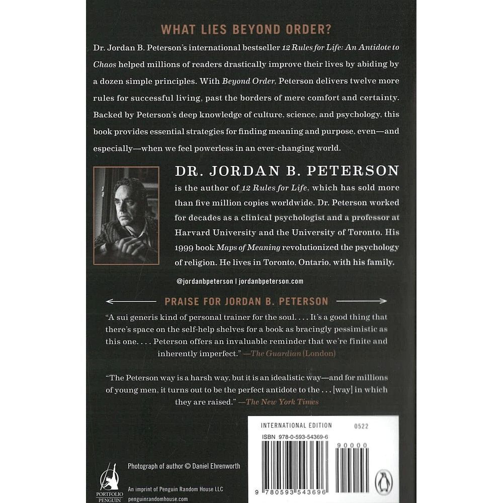 كتاب Beyond Order : 12 More Rules For Life - Paperback