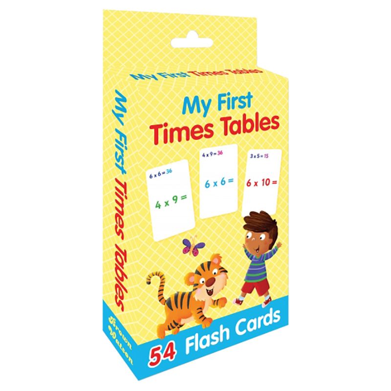 كتاب My First Times Tables: 54 Flash Cards