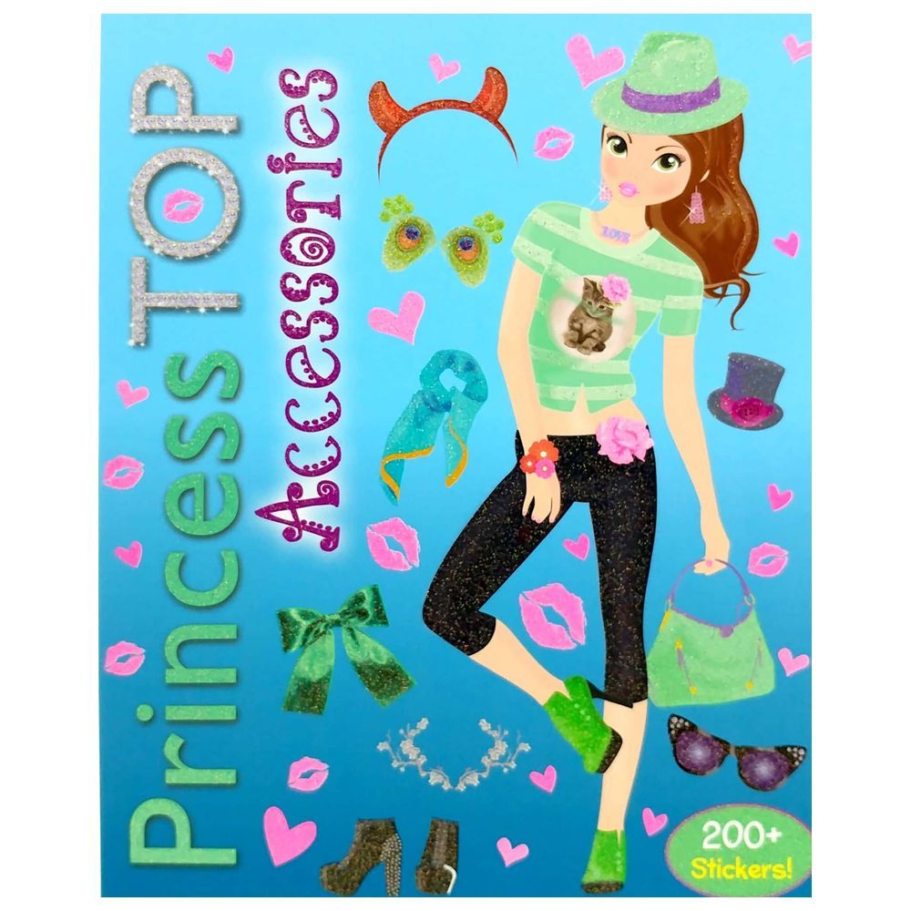 كتاب Princess Top Accessories Sticker Book