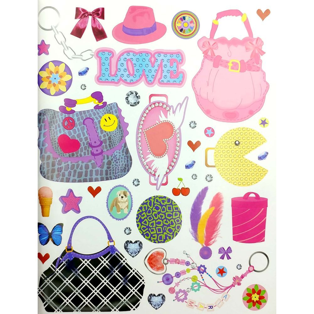 كتاب Princess Top Accessories Sticker Book