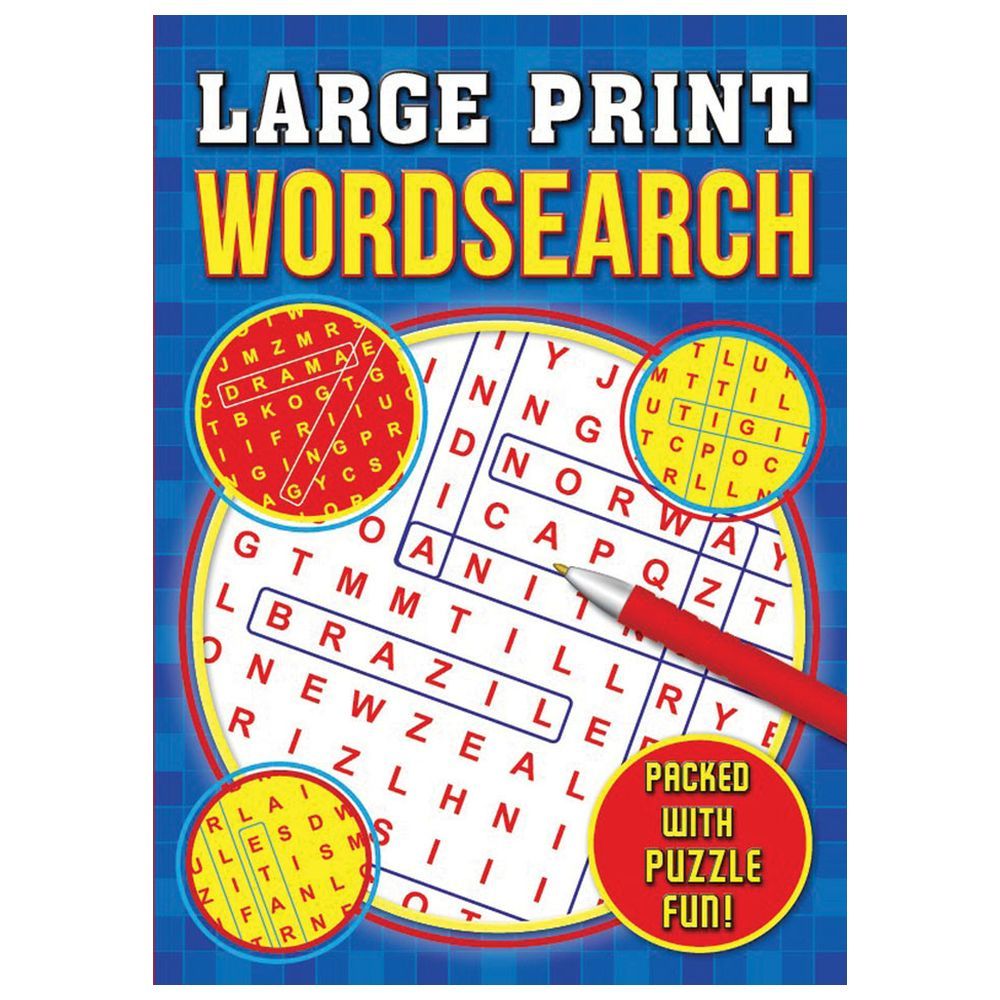 كتاب بازل Large Print Wordsearch Puzzle Book 