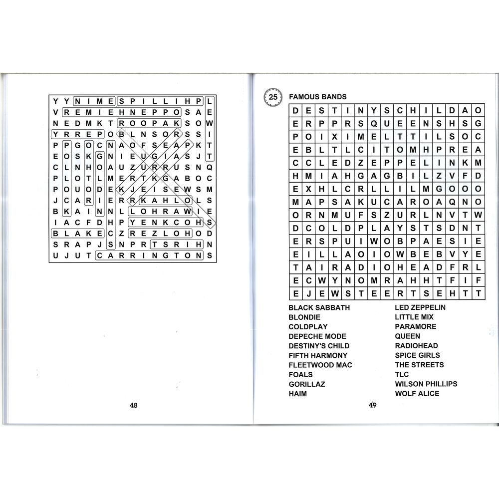 كتاب بازل Large Print Wordsearch Puzzle Book 