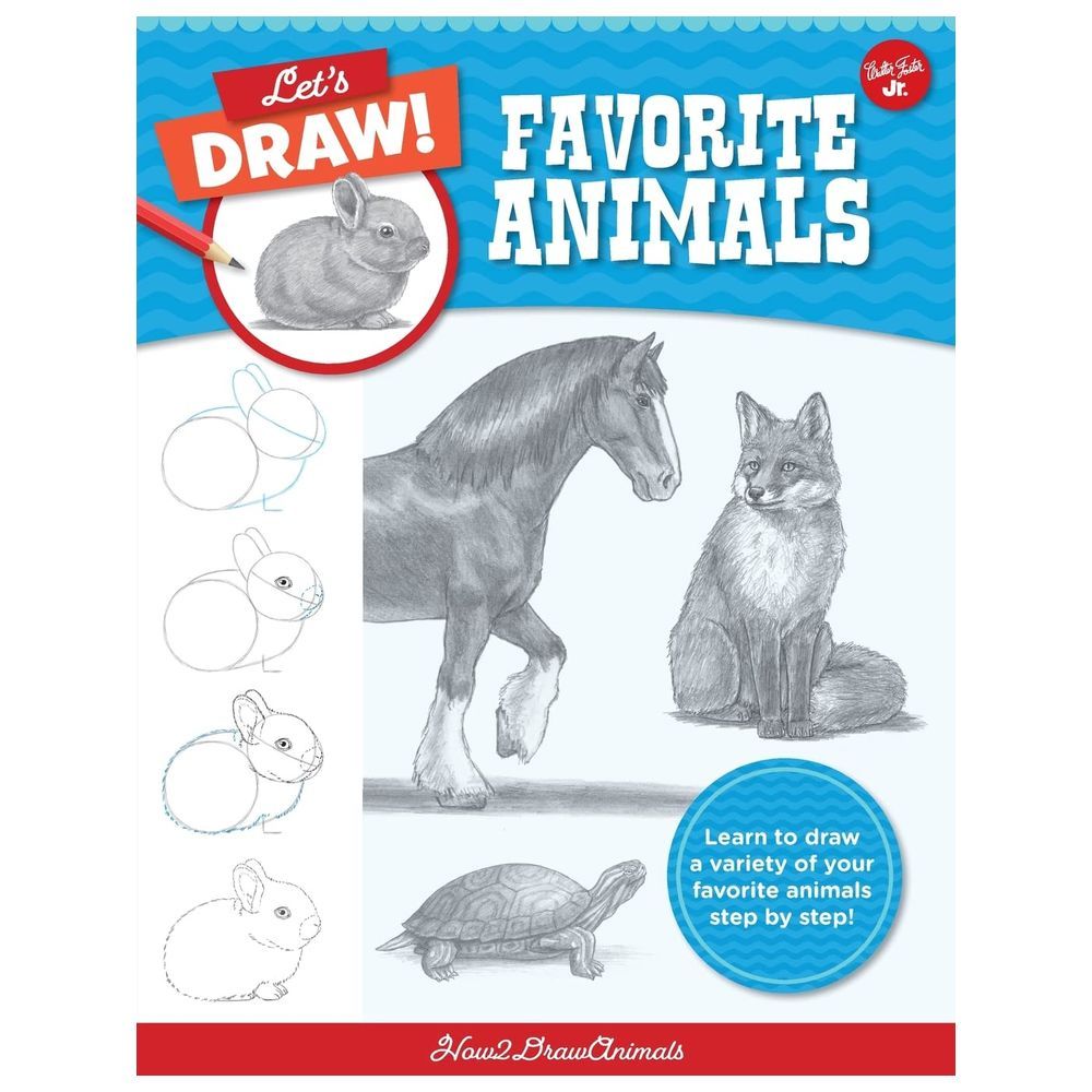 كتاب Let's Draw Favorite Animals : Volume 3