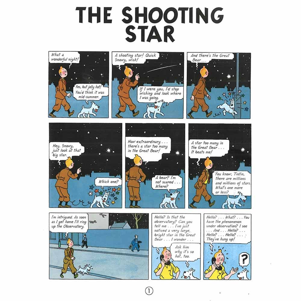 قصة The Shooting Star: The Adventures Of Tintin