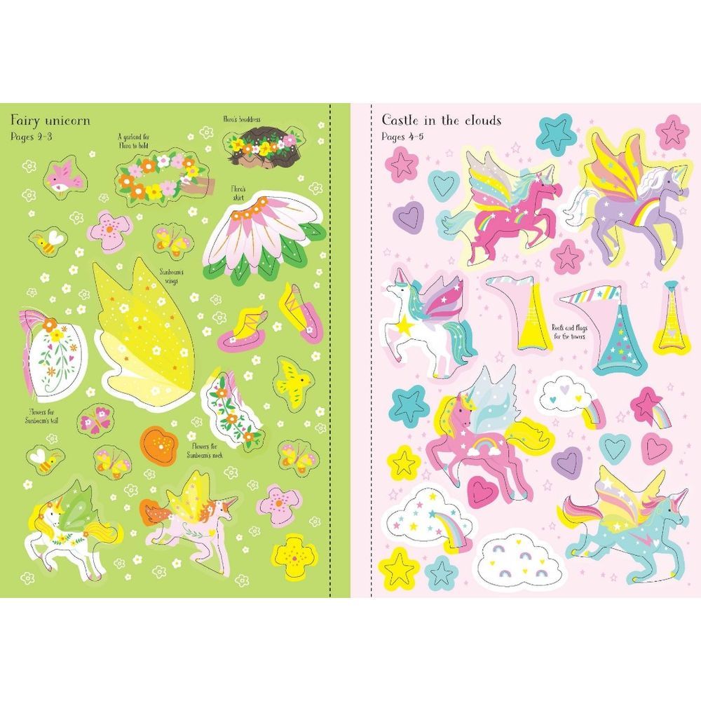 كتاب Little Sticker Dolly Dressing Unicorns