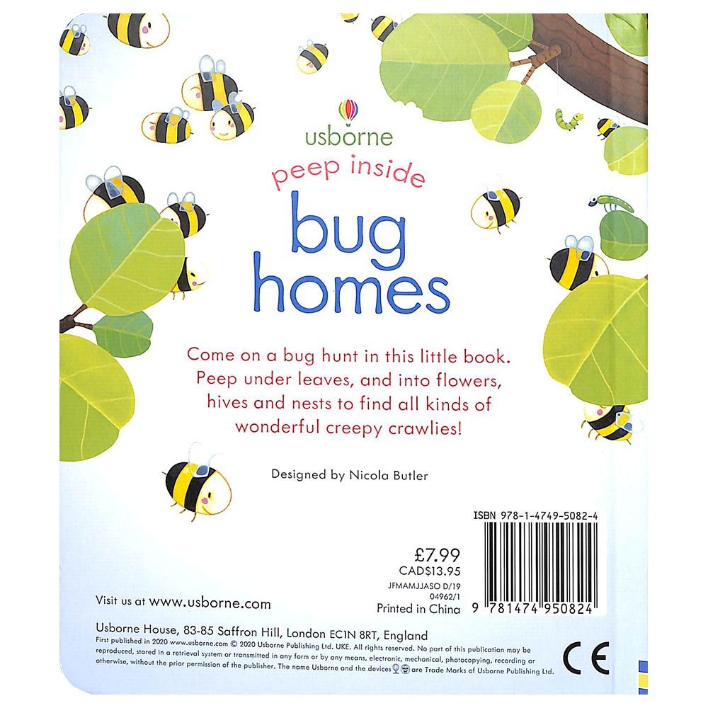 Usborne Books - Peep Inside: Bug Homes