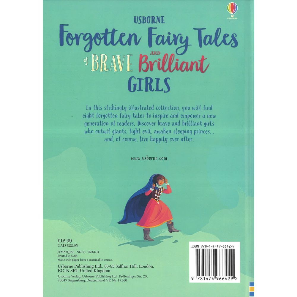 كتاب Forgotten Fairy Tales Of Brave And Brilliant Girls