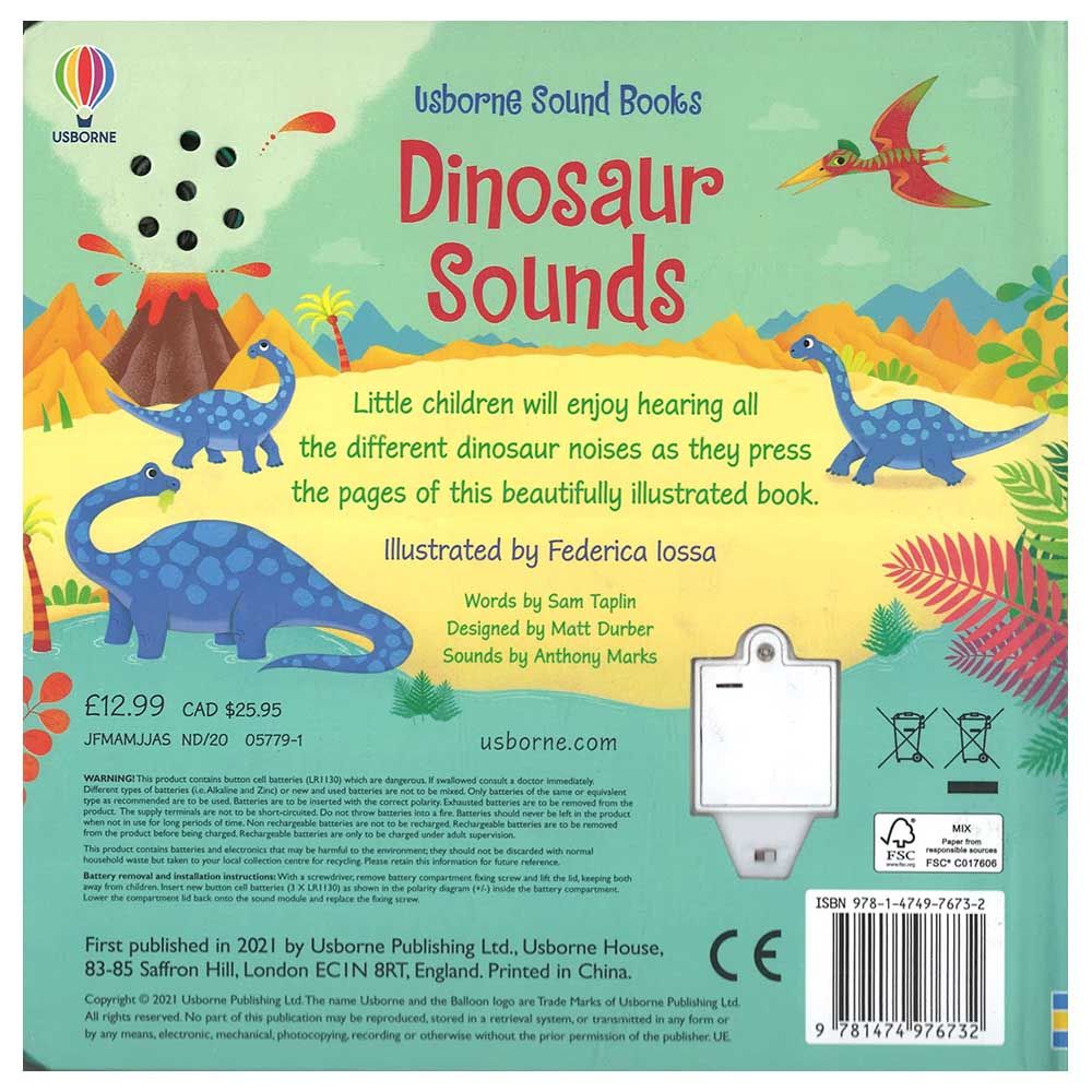 كتاب Dinosaur Sounds