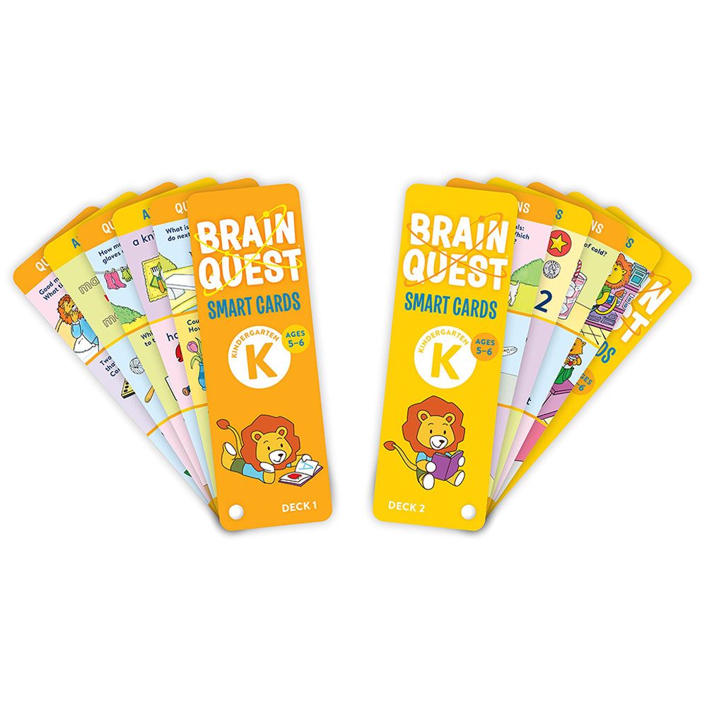 بطاقات Brain Quest Kindergarten - الإصدار 5