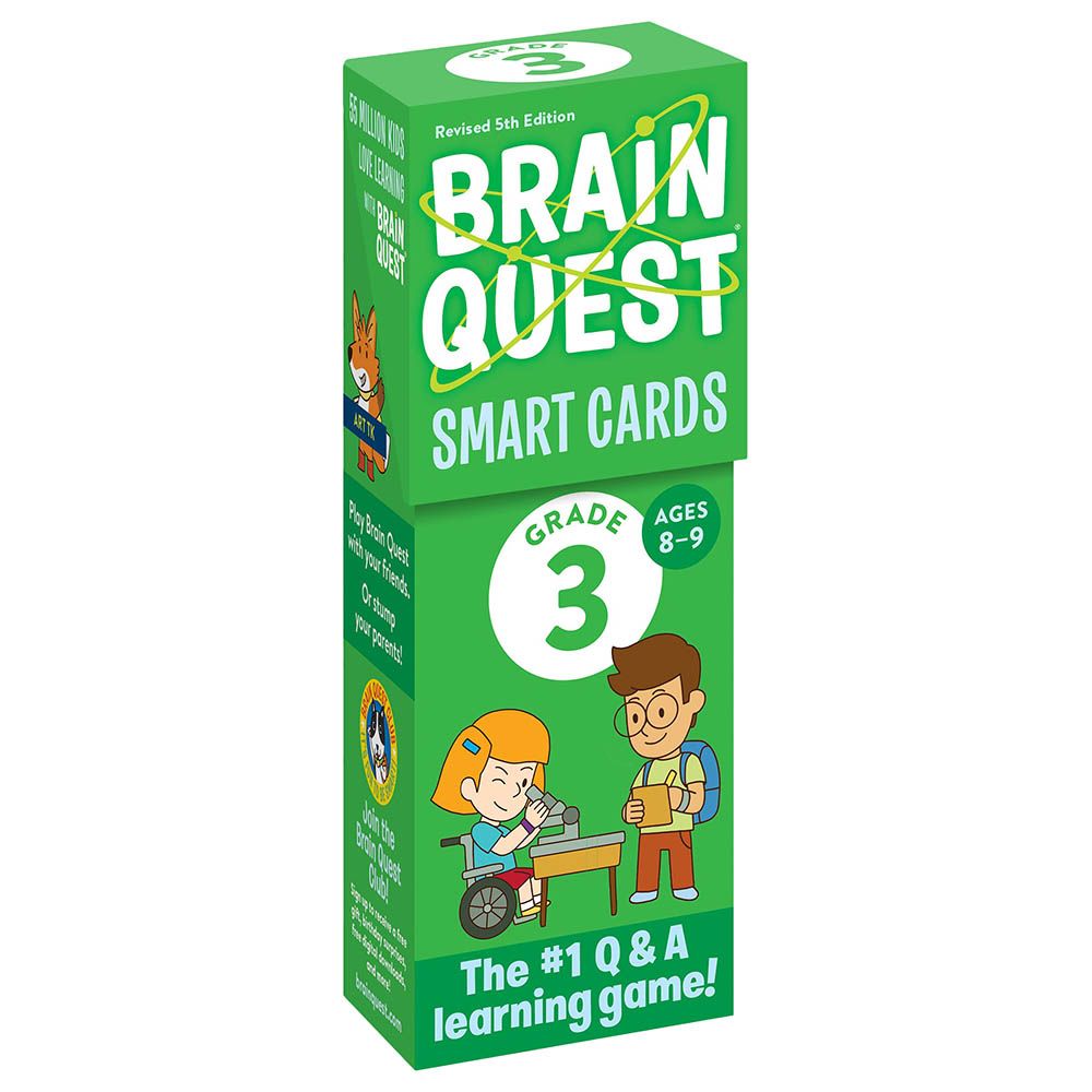 بطاقات Brain Quest 3th Grade Smart Cards Revised 5th Edition