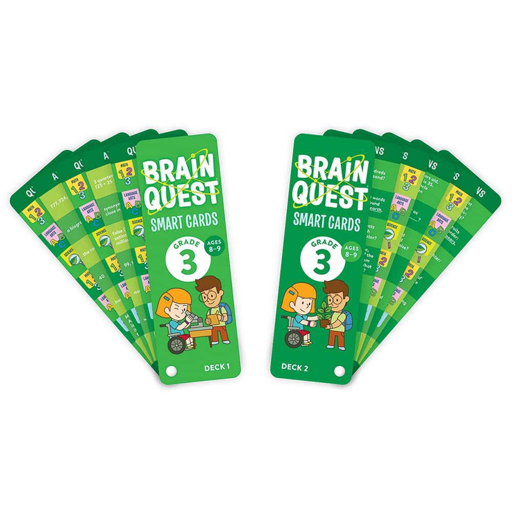 بطاقات Brain Quest 3th Grade Smart Cards Revised 5th Edition