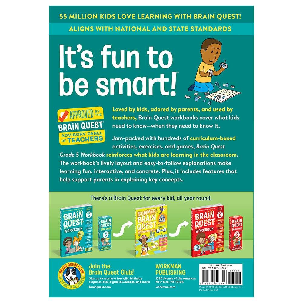 كتاب Brain Quest Workbook: 5th Grade Revised Edition