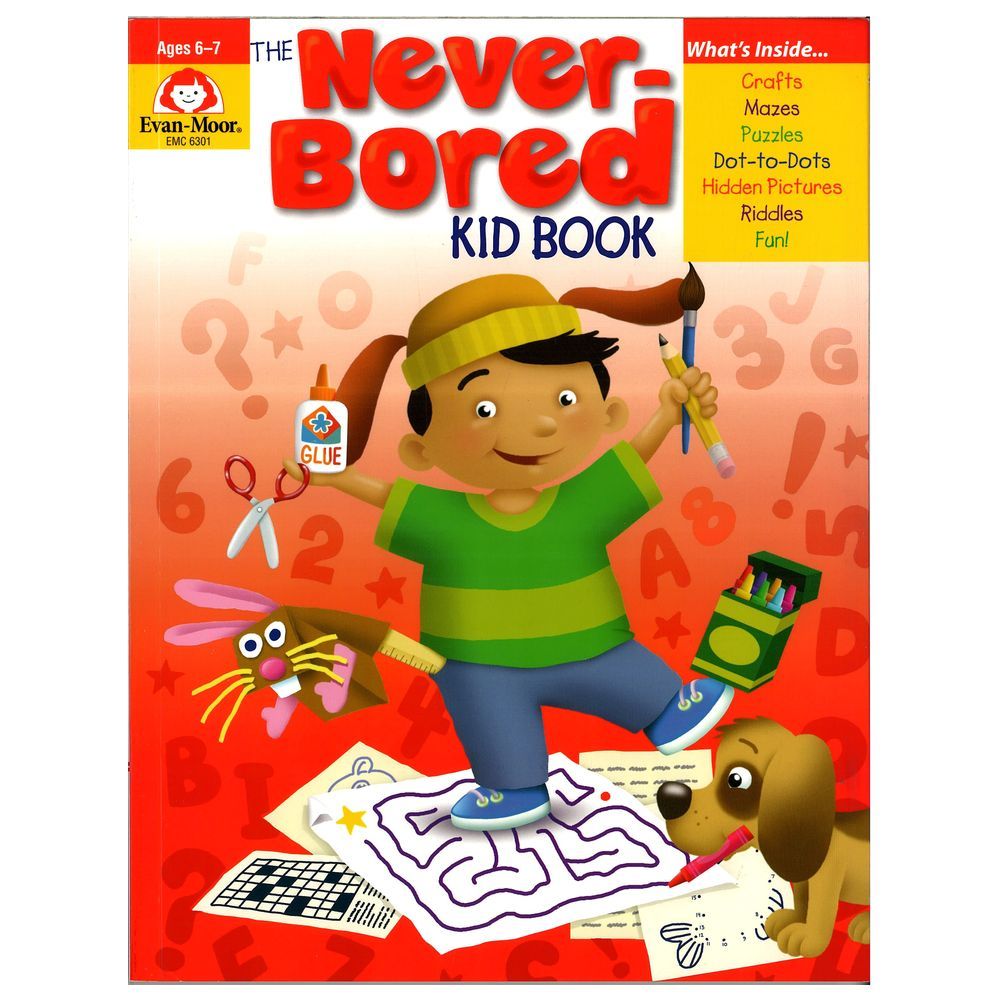 كتاب The Never Bored Kid Book - لعمر 6-7