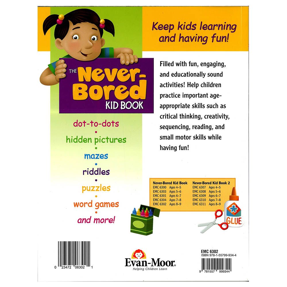 كتاب The Never-Bored Kid Book Ages 8-9