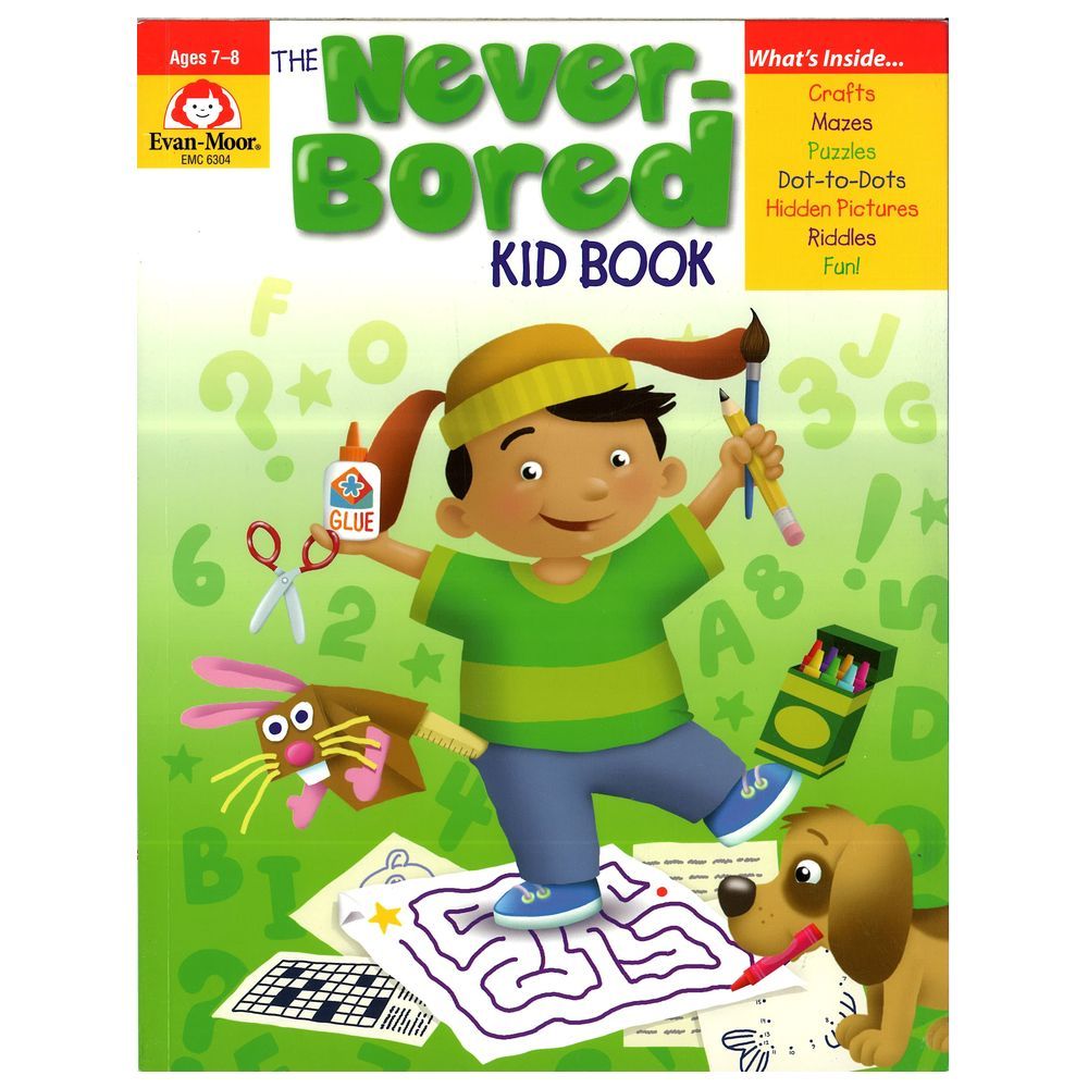 كتاب The Never Bored Kid Book - لعمر 7-8