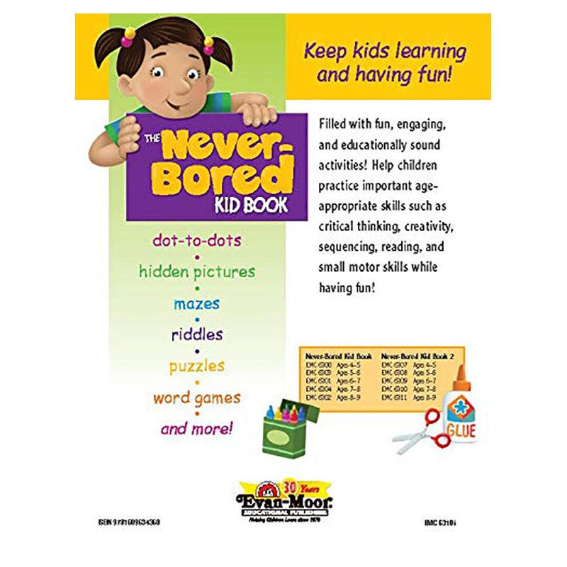 كتاب The Never-Bored Kid Book 2 Ages 7-8