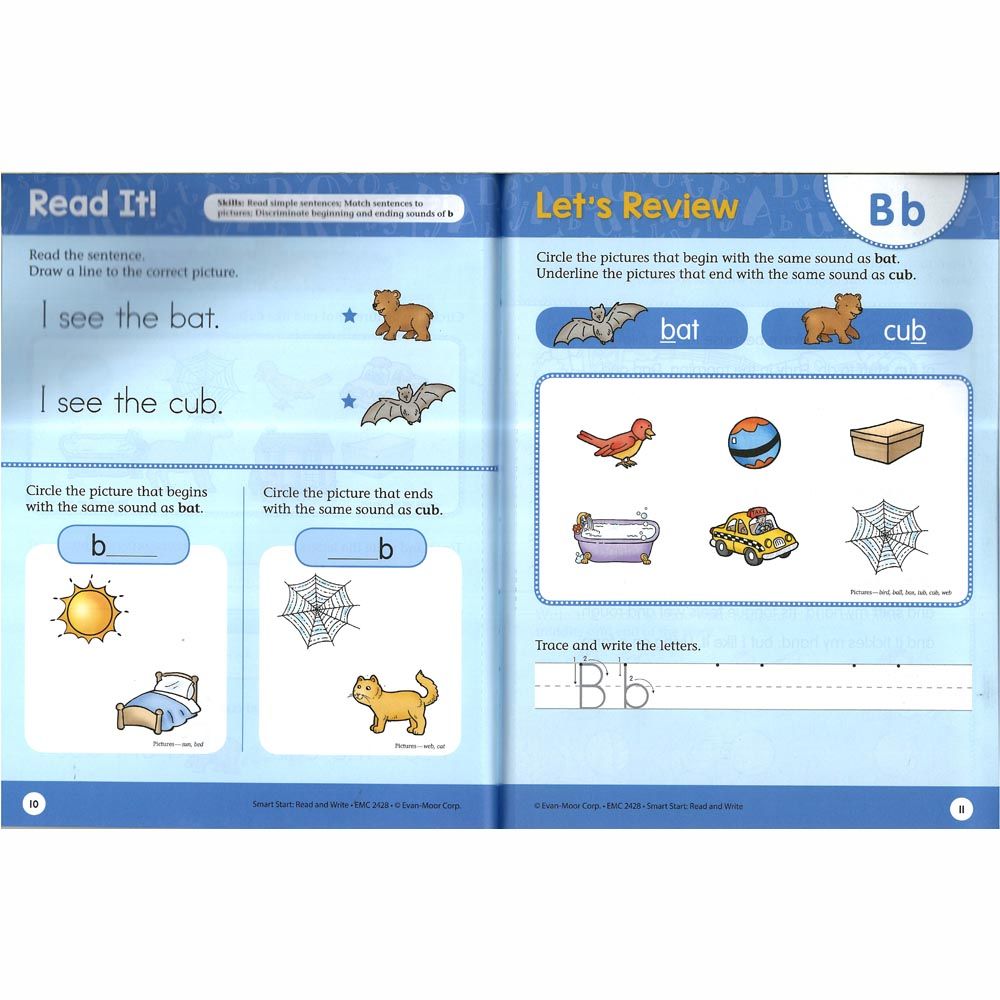 كتاب Smart Start Read and Write Grade K