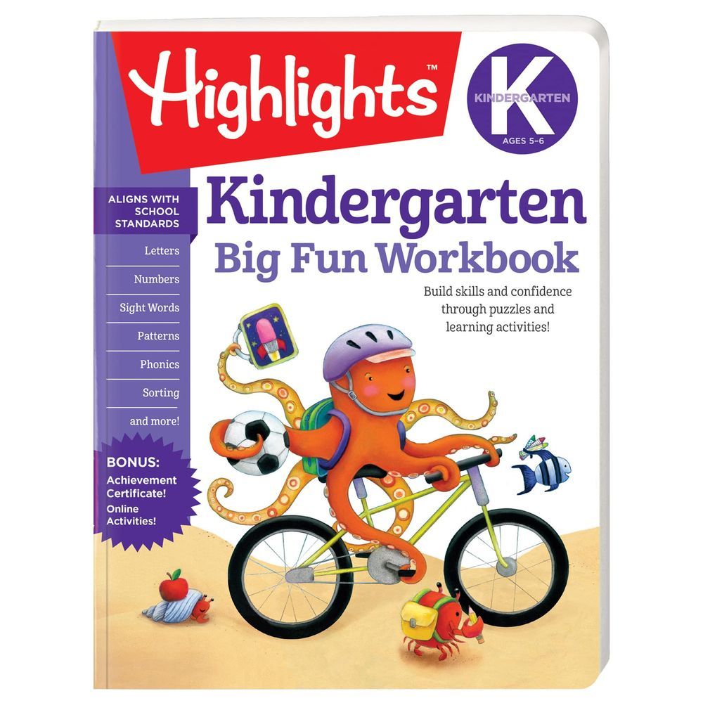 كتاب تمارين Kindergarten Big Fun Workbook