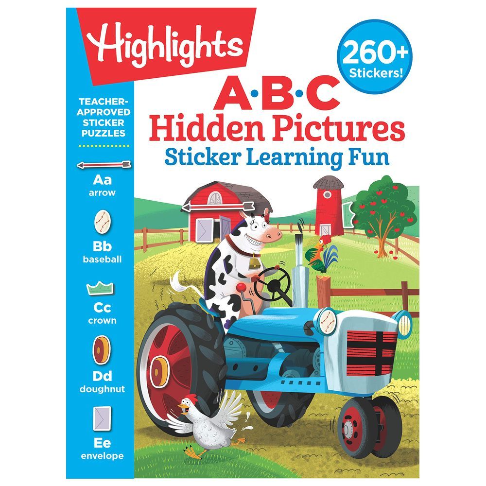 كتاب ABC Hidden Pictures Sticker Learning Fun