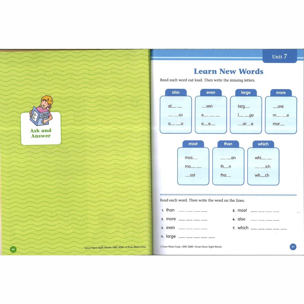 كتاب Smart Start Sight Words Grade 1