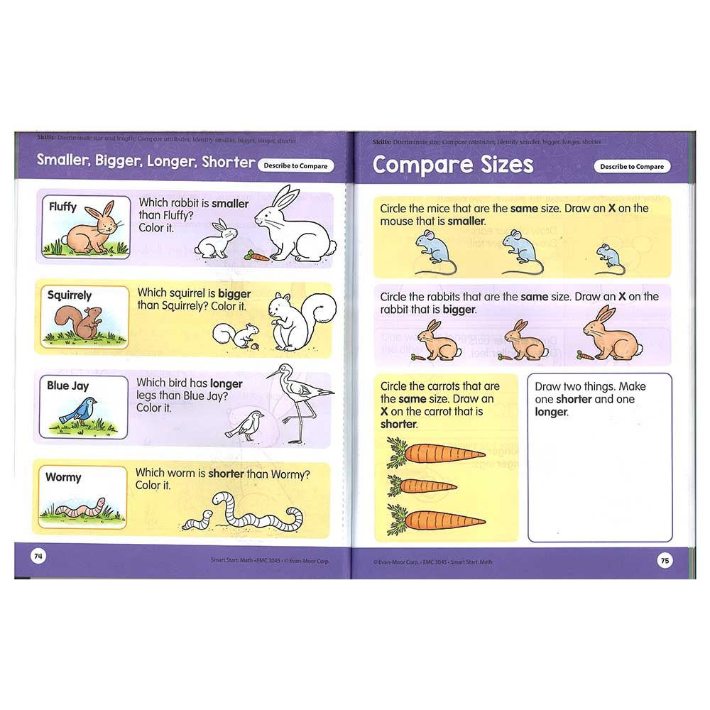 كتاب Smart Start: Math - Grade Kindergarten