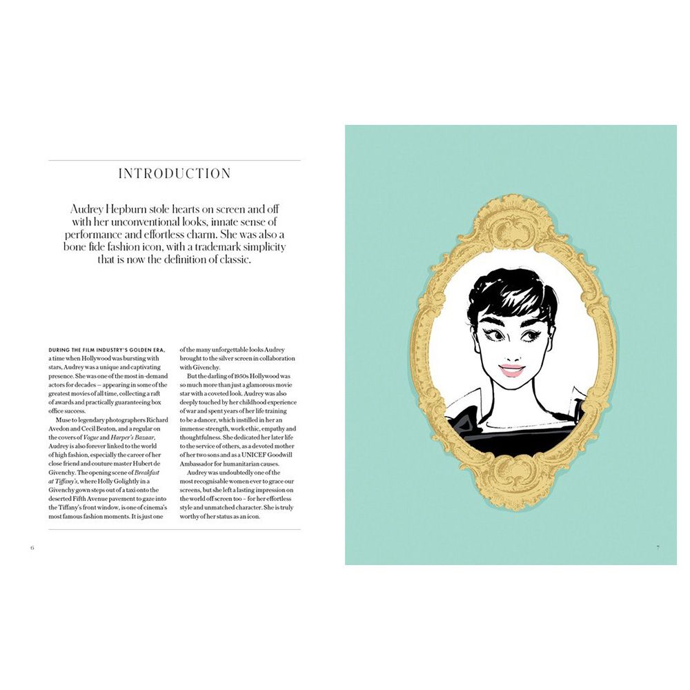 Audrey Hepburn: The Illustrated World of a Fashion Icon