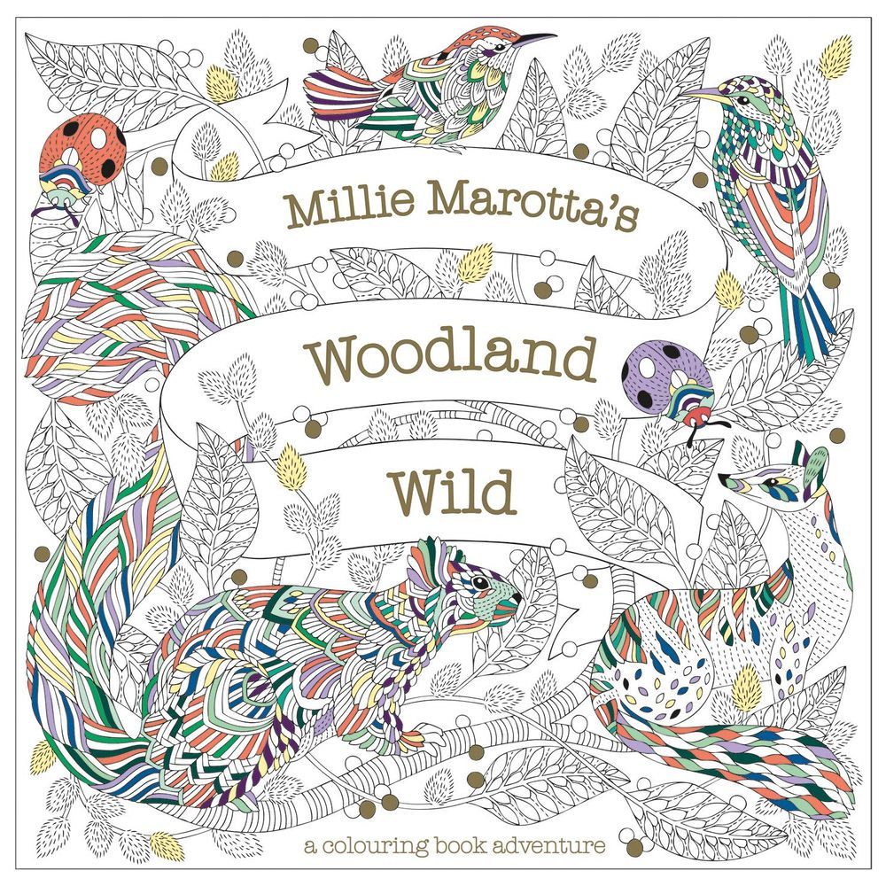 كتاب تلوين Millie Marotta's Woodland Wild