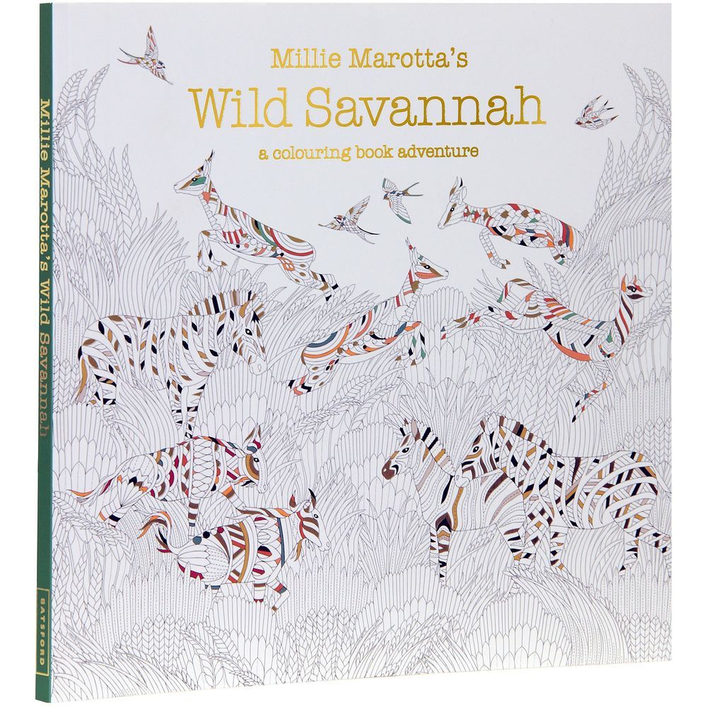 كتاب تلوين Millie Marotta's Wild Savannah