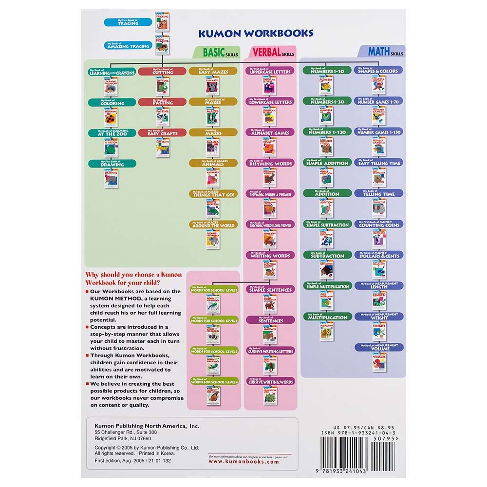 كتاب My Book Of Writing Words: Consonants & Vowels