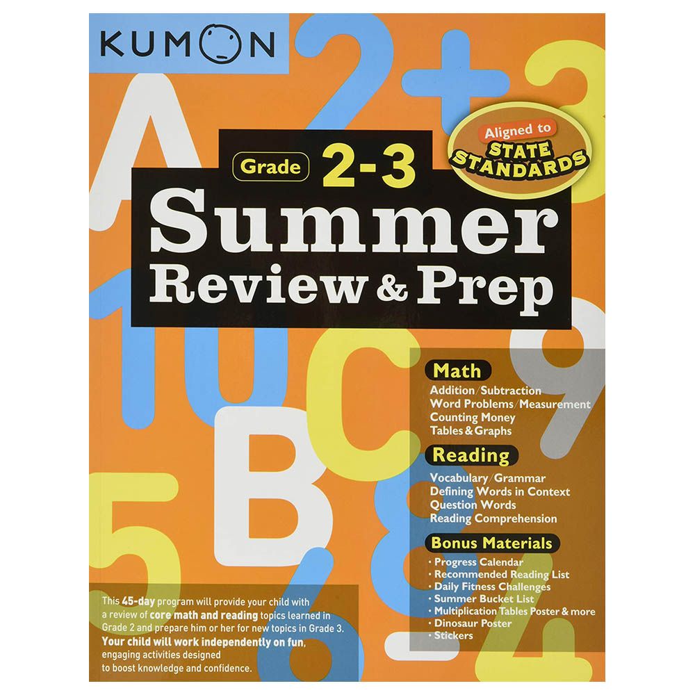 كتاب Summer Review Prep Grade 2-3