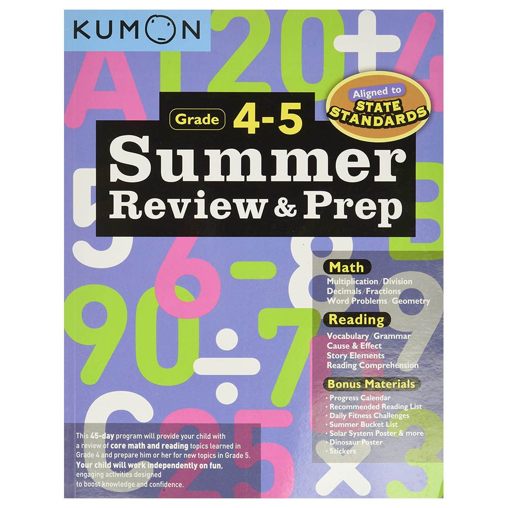 كتاب Summer Review Prep Grade 4-5