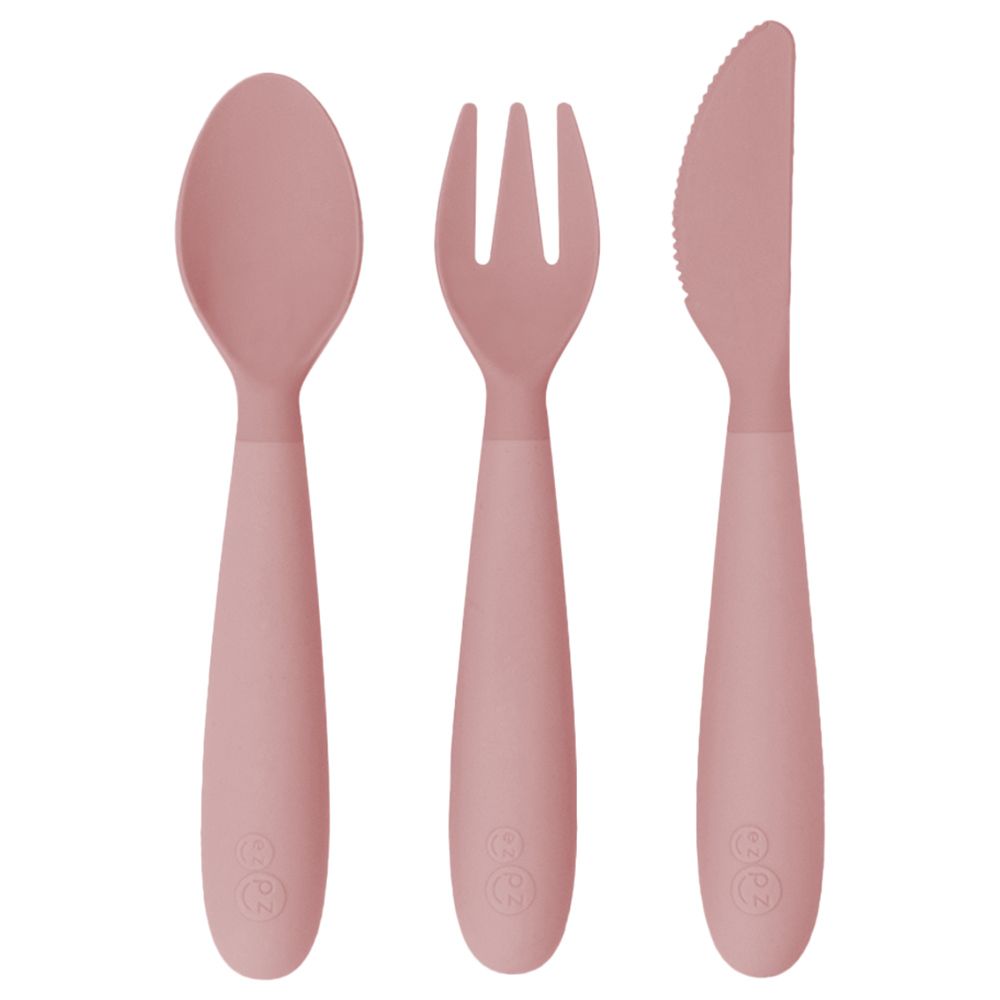 Ezpz - Happy Utensils - Blush