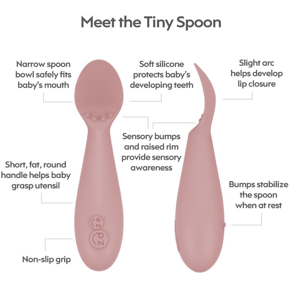 Ezpz - Tiny Spoon Pack of 2 - Blush