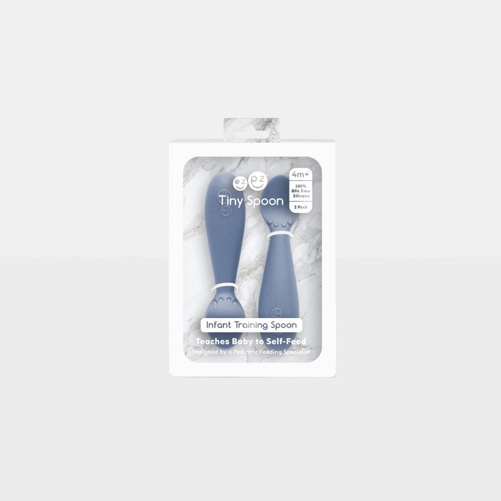 Ezpz - Tiny Spoon Set of 2 - Indigo