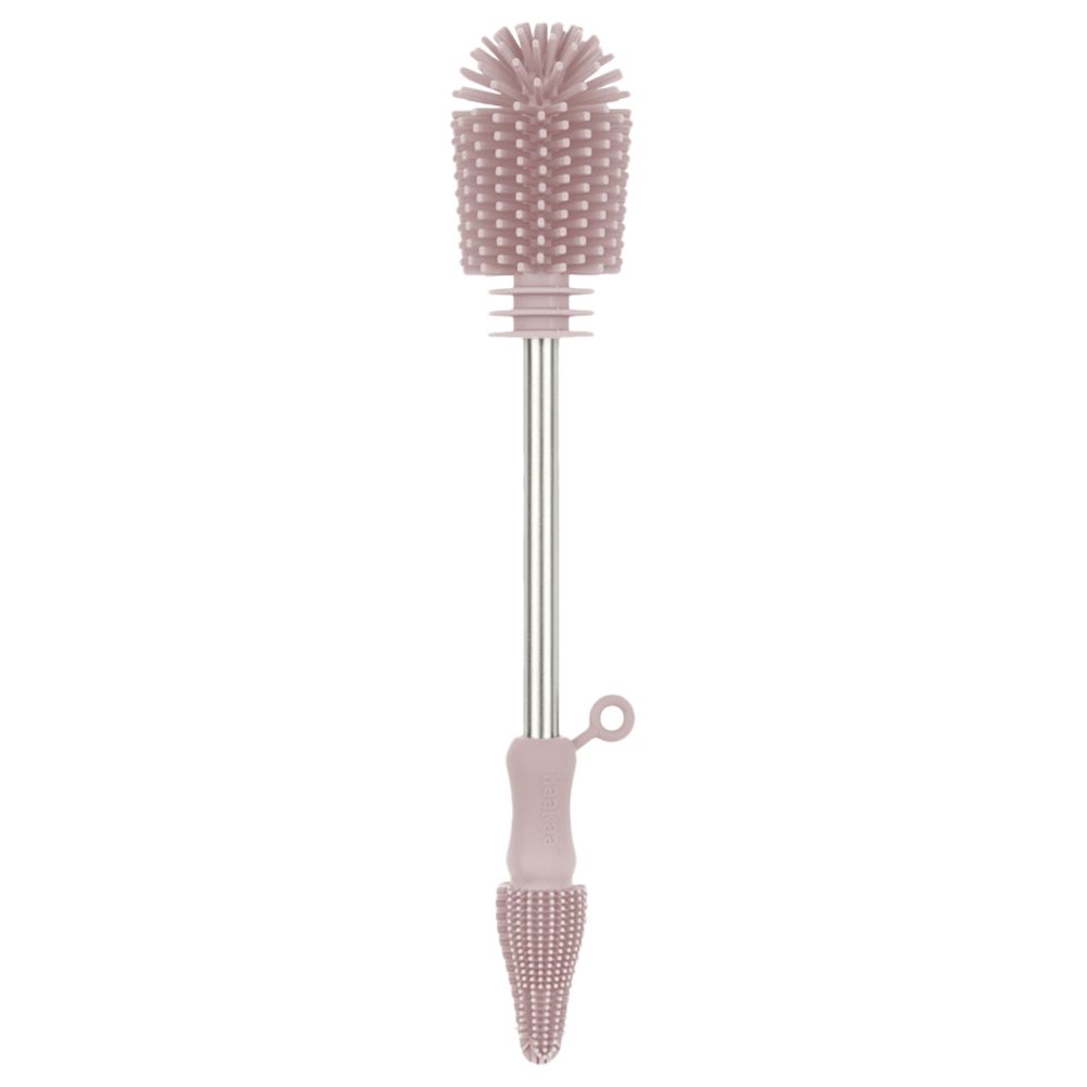 Haakaa - Silicone Double-Ended Bottle Brush - Blush