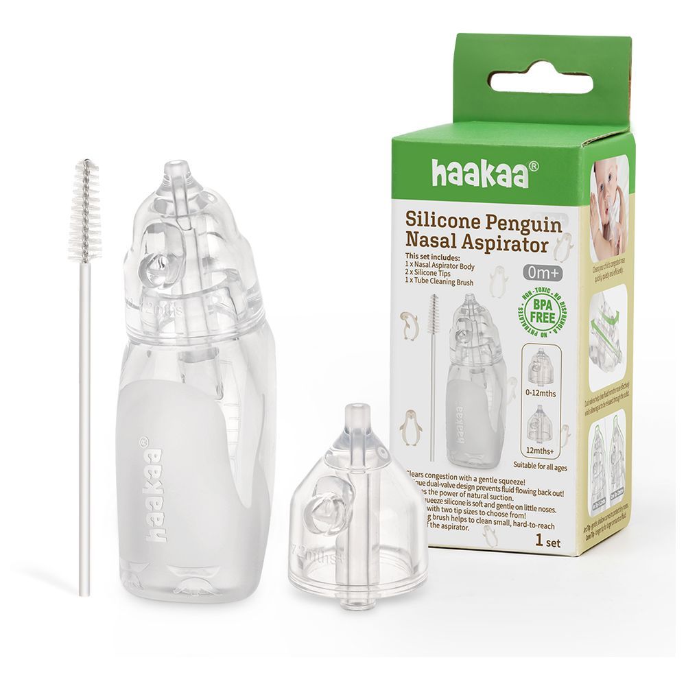 Haakaa - Silicone Penguin Nasal Aspirator