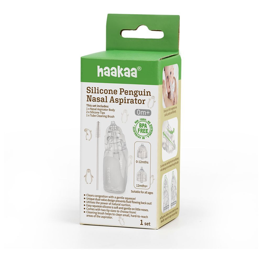 Haakaa - Silicone Penguin Nasal Aspirator