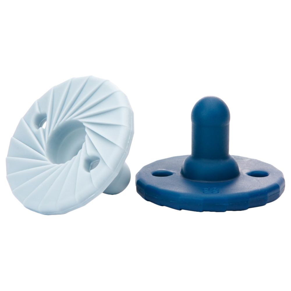 Doddle & Co - Tokyo Pop Pacifier - Navy/Cloud 9 0-3M (2pcs)