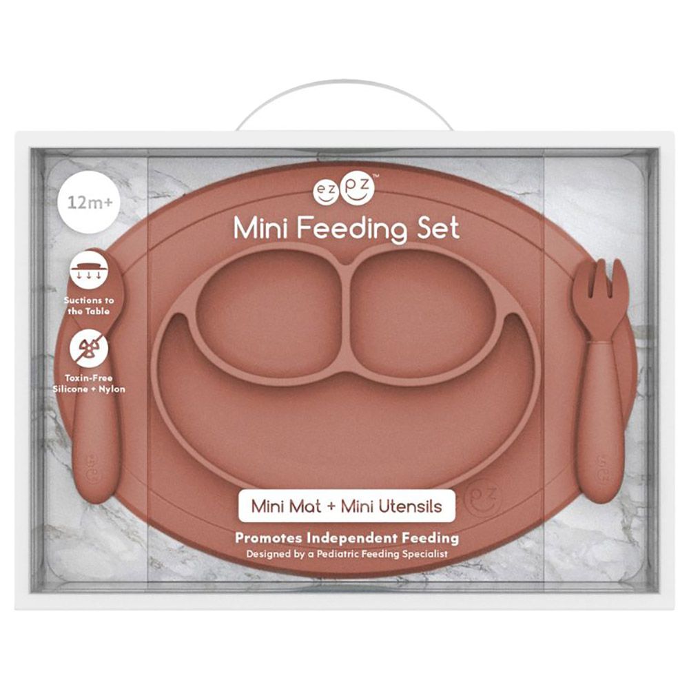 Ezpz - Mini Feeding Set - Sienna